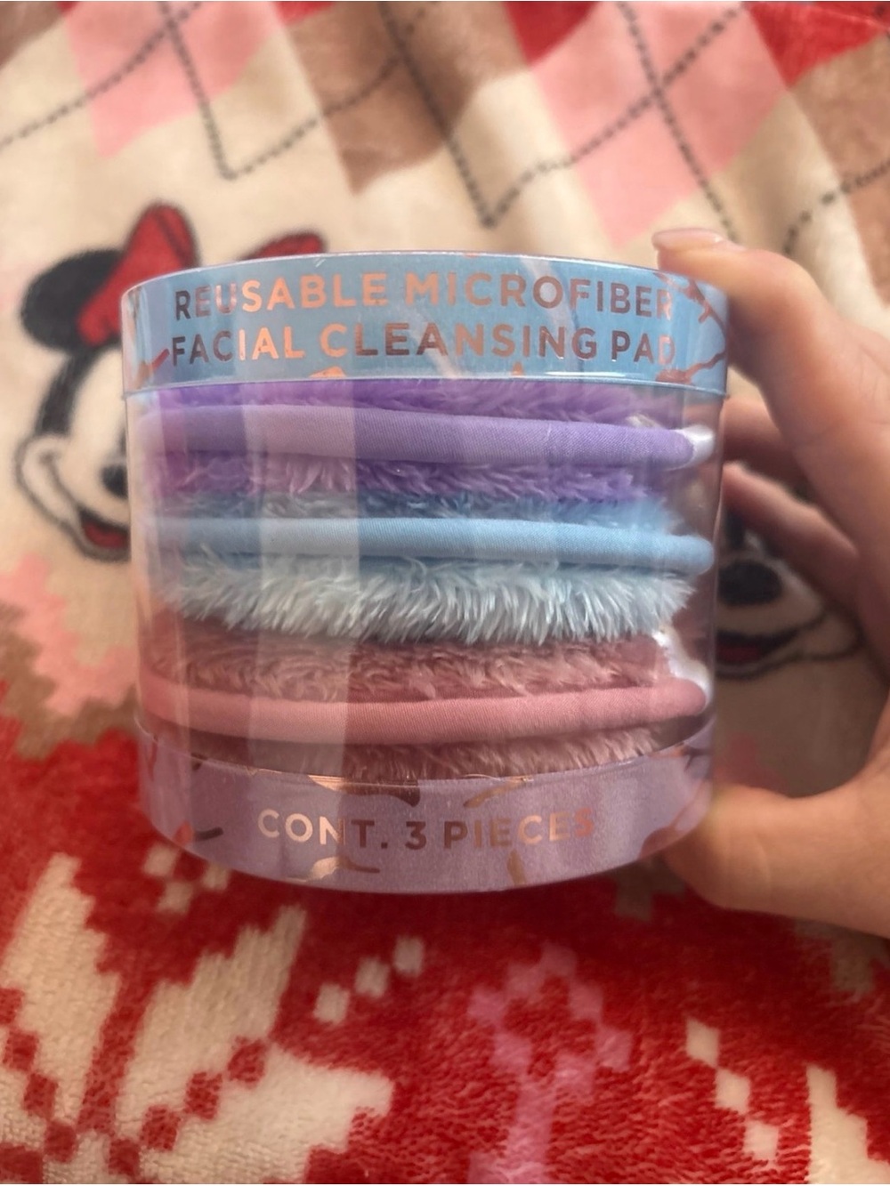 Reusable Microfiber Facial Cleansing Pads - 3 Piece